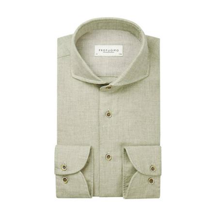 Profuomo Shirt , Beige , Heren , Maat: M