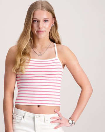 GANT STRIPED TANK TOP Kremfarget Topper/Bluser Jente - Kids Brand Store