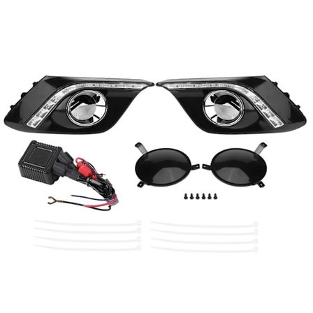 1 par kørelys til bil DRL LED dagslys tågelygte dækning til Mazda3 Axela 13-16