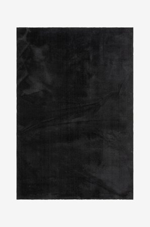 KM Home - Matta Soft - Svart - Lugg & ryamattor - 200X290 - Från Homeroom