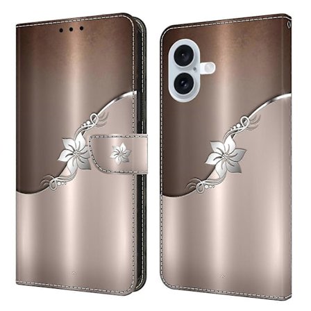 Kompatibel med iPhone 17 Case Magnetisk Lås 3D Mønster Læder Wallet Telefon Cover-lingling}