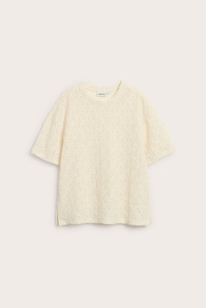 Kappahl | Kortermet blondetopp | Offwhite