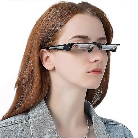 Ultralette Lazy Briller Spejl Liggende Se Tv Horisontal Læsning Læsespejl Bære Højdefinition Glas