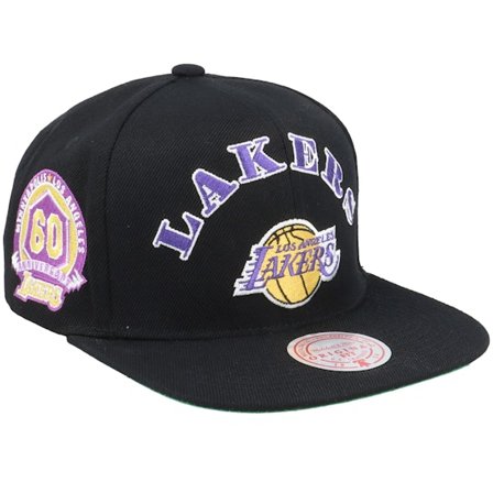 Mitchell & Ness - NBA Svart snapback Keps - Los Angeles Lakers My Squad Black Snapback @ Hatstore