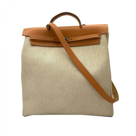 Hermès Vintage Hermès Herbag beige, Dam Vintage Väskor, Dam, Storlek: ONE SIZE