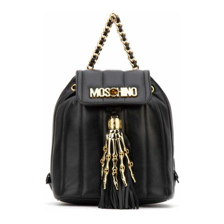 Moschino, Backpacks Zwart, Dames, Maat:ONE Size