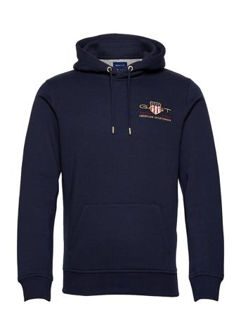 Medium Archive Shield Hoodie Hoodie Blå GANT
