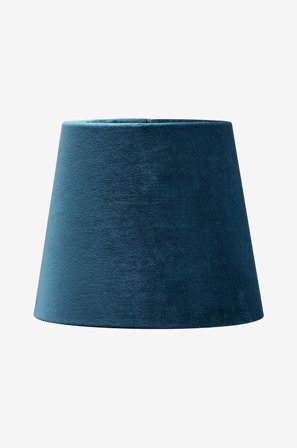 PR Home - Lampskärm Mia Sammet 17 cm - Blå - Lampskärmar - Från Homeroom