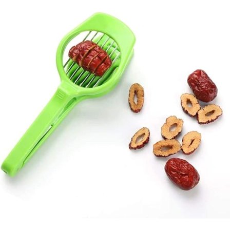 Eggedeler Kutter Heavy Duty, Rustfritt Stål Blader Egg Jordbær Slicer Sopp Kiwi Kutter, Håndholdt for Mat Frukt Grønnsak og Ost Verktøy