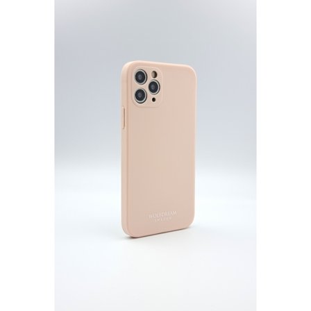 Rosa TPU silikon skal med kamera skydd till Iphone 12PROMAX