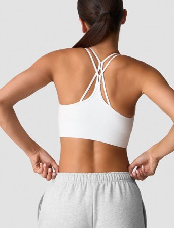 ICANIWILL Define Seamless Sports Bra - White - XL