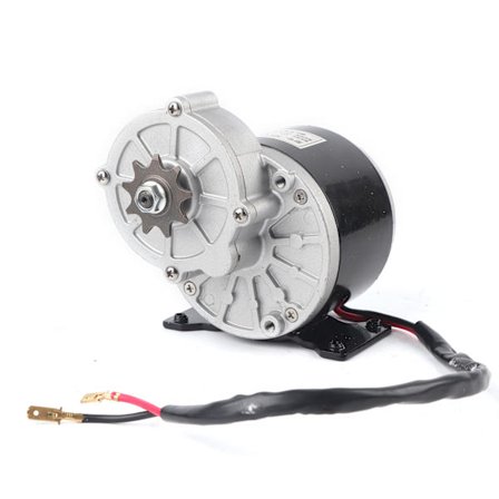 12V 250W Elektrisk motor med girreduksjon og 9-tanns tannhjul, børstet DC-motorreduksjon for elsykkel-scooter