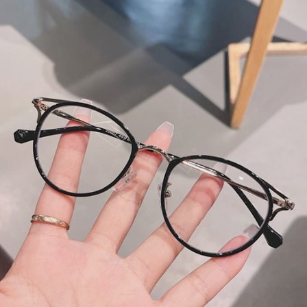 Anti-Blue Light Glasögon Överdimensionerade glasögon SVART