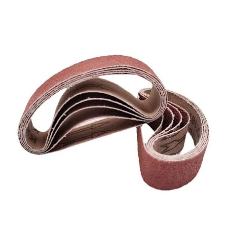/EA/15 st Slipband, 25 x 762 mm, Blandade Slipband (3x Korn 80/120/180/240/400) för Bandslipmaskiner