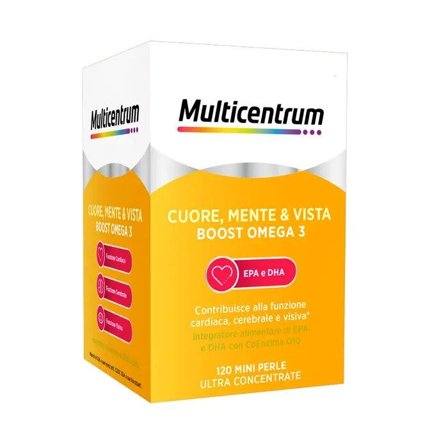 Multicentrum Cuore Mente Vista Boost Omega3 120 Mini Perle