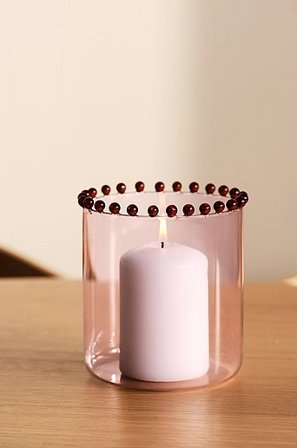 Jotex - Ljuslykta 13 Cm Ljusrosa/vinröd VIOLA - Köp Ljusstakar hos Jotex