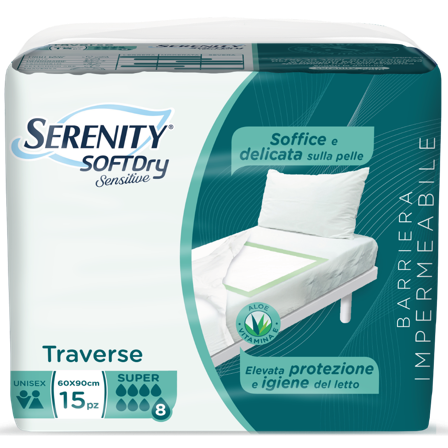 Serenity Soft Dry Sensitive Traversa Assorbente Super 60x90 15