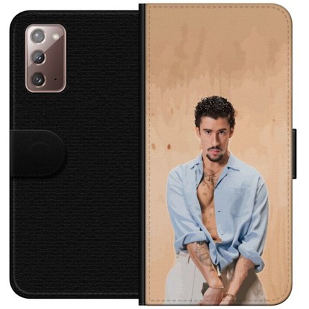 Kompatibelt Lommeboketui til Samsung Galaxy Note20 Bad Bunny Super Bowl-inspirert grafikk med NFL-trofé og San Francisco-bro i sportdesign