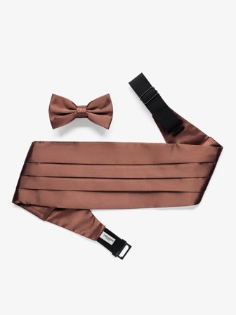 John Henric Men's Bronze Cummerbund Size Onesize