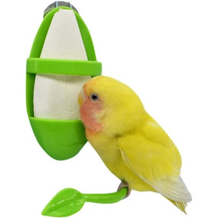 Papegøje Foderautomat Med Stående Stativ Frugt Grøntsagsstativ Plastik Hængende Foderbeholder Bur Tilbehør Kæledyr Fugleforsyninger, Grøn