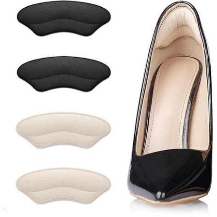 Klackgrepp Liner Cushions Inserts för Lösa Skor, Klackkuddar Snug