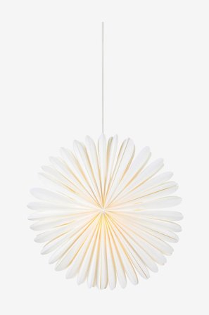 Markslöjd - SOL pappersstjärna 44 cm - Vit - Adventsstjärnor - Från Homeroom