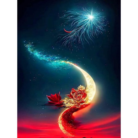 5D Diamantmålning Kits, DIY Diamantmålning Kit, Romantisk