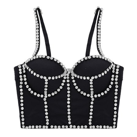 Utsökt Dam BH Push Up Bustier Crop Top För Dam Korsett Tank Vest