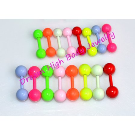 Barbeller & Stavar NEON 16G Öronpiercingar