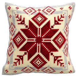 Kissen Roter Stern - Vervaco