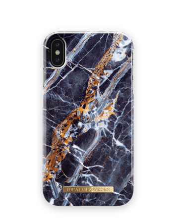 Unisex deksel, iPhone Xs Max Midnight Blue Marble, iDeal of Sweden