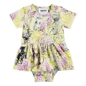 Molo Clumsy Cuteness Frannie Dress Baby Body 86 cm - All in ones - 86 CM - Yellow
