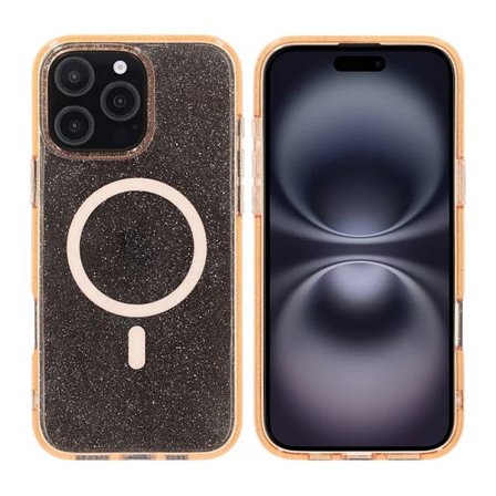 iPhone 16 Pro Max Rvelon Mobilskal TPU med MagSafe - Glitter ...