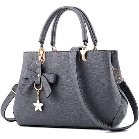 Naisten käsilaukut, uusi käsilaukku, PU-nahkainen naisten olkalaukku, laukku, jossa on hieno metalliriipus, muodikkaat käsilaukut rentoon ja 