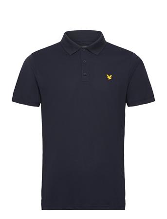Golf Tech Polo Shirt Polos Short-sleeved Marineblå Lyle & Scott Sport*Betinget Tilbud
