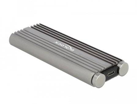 Delock USB3.2 20 Gbps SSD-kabinett M.2 NVMe PCIe SSD (USB 3.2 Gen 2x2) USB Type-C - tool free - drevkabinett