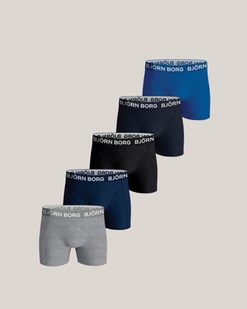 Björn Borg COTTON STRETCH BOXER 5p Multi Sous-vêtements Garçon - Kids Brand Store