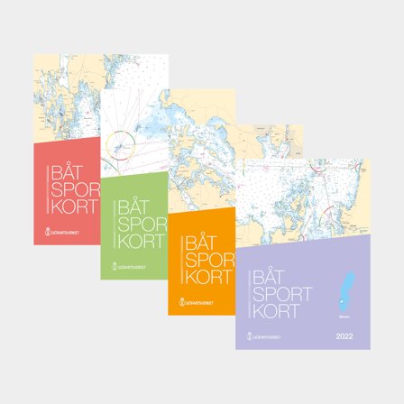 Paquete de cartas náuticas deportivas Sjöfartsverket - Lagos (Mälaren - Hjälmaren + Göta kanal + Dalslands kanal)