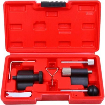 7 stk. Motor Timing Værktøjssæt Kompatibelt med VW 1.2 1.4 1.6 1.9 2.0 TDI SDI Knastakselværktøj med Værktøjskasse