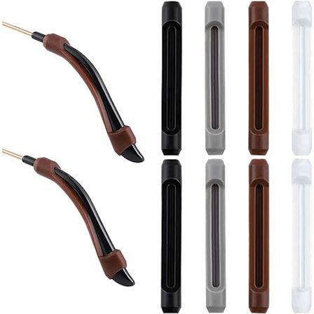 4 par Non-Slip Brillekroge, Silikone Brille Tåholder Øreklips Krog Brilleholder Komfortable Ørepude