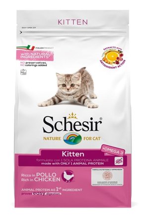Schesir Croccantini Con Pollo Per Gattini Sacco 400g