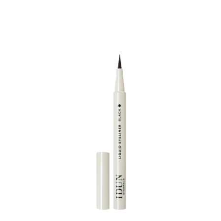 IDUN Minerals Black eyeliner flytende sort 0,6 ml