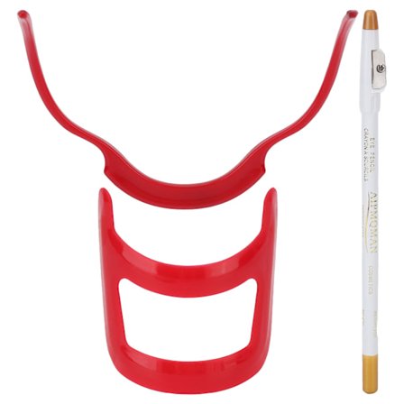 Skæggformnings Skabelon Barberpennesæt Professionel Mænd Overskæg Skæggguide Shaper Stencil