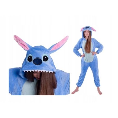 Fleece Stitch Cartoon One Piece Pyjamas og Homewear S-XL