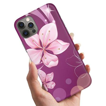 iPhone 13 Pro - Cover/Mobilcover Hvid Blomst
