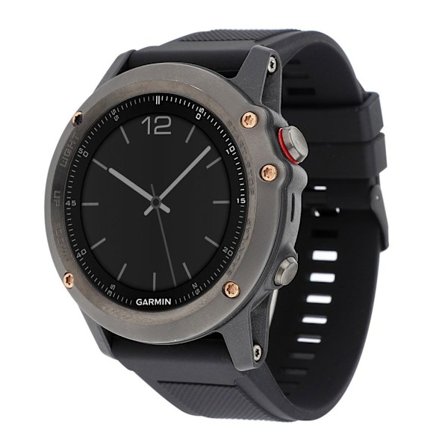 Garmin Fenix 3 / 3 HR / 5X silikone urrem - Sort