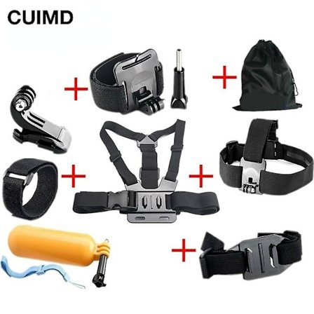 Actionkamera tillbehör bröst huvudband flytande bobber montering