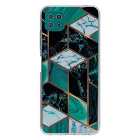 SKALO Samsung A22 5G Marmor TPU-skal - Motiv 1 multifärg