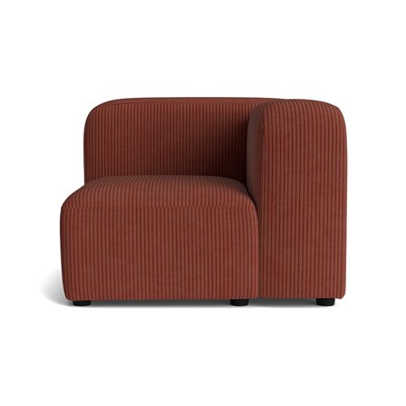 Milo hjørnemodul, højrevendt - Lincoln Kobber - 100x100x72 - Sofa