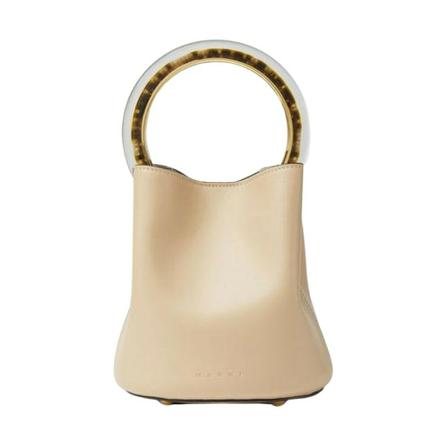 Marni, Pannier Handbag Beige, Dames, Maat:ONE Size